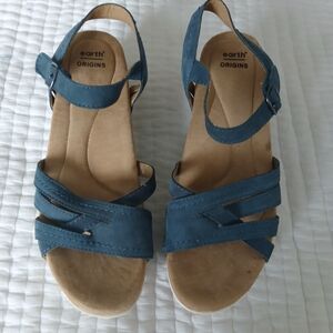 Earth Origins Women's Blue Sandals